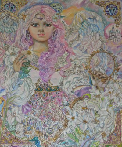 Un Angelo del Giglio Rosa da Yumi Sugai