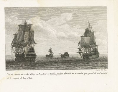 Fine del combattimento di Jan Bart il 22 maggio 1689 da Yves Marie Le Gouaz