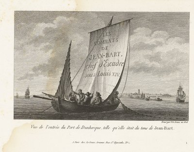 Ingresso al porto di Dunkerque, ca. 1693-1694 da Yves Marie Le Gouaz