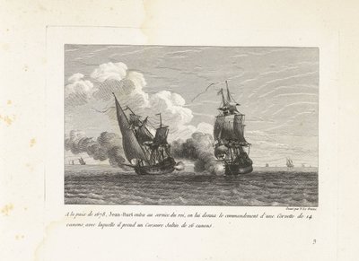 Jan Bart al servizio del re di Francia, 1678 da Yves Marie Le Gouaz