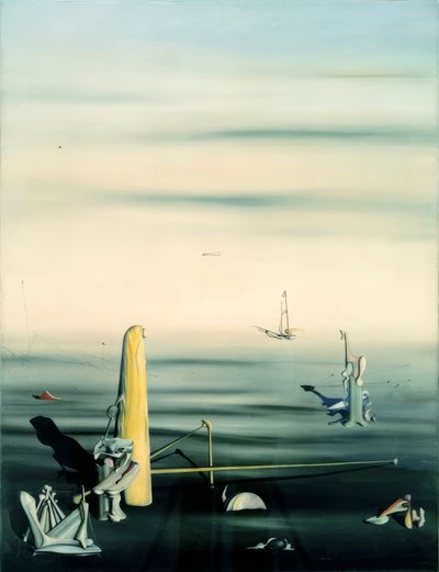 Il sole nel suo portagioie da Yves Tanguy