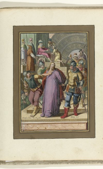 Cristo condotto davanti a Pilato da Zacharias Dolendo