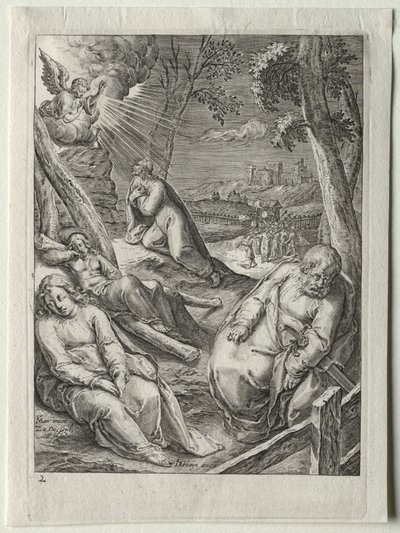 Set della Passione:  Cristo sul Monte degli Ulivi da Zacharias Dolendo