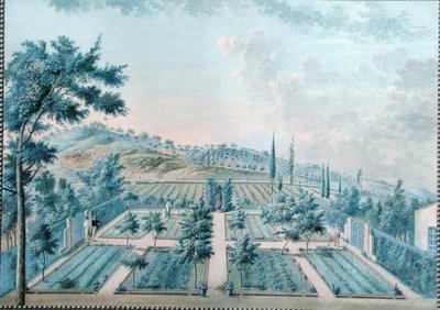 Veduta del giardino di M. Reverdit vicino a Tolone, Francia da Zacharie Felix Doument