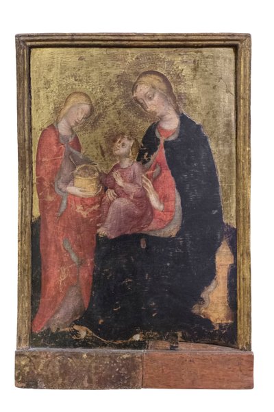 Madonna col bambino e santa Rosa, c.1410-20 da Zanino di Pietro