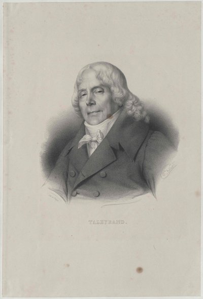 Charles Maurice duca di Talleyrand-Perigord da Zephirin Felix Jean Marius Belliard