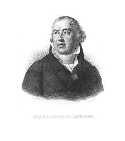 François Alexandre Frédéric, duca di La Rochefoucauld-Liancourt, c1820 da Zephirin Felix Jean Marius Belliard