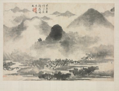 Paesaggio dopo Mi Fei da Zha Shibiao
