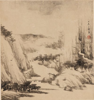 Paesaggio Fluviale, 1667 da Zha Shibiao