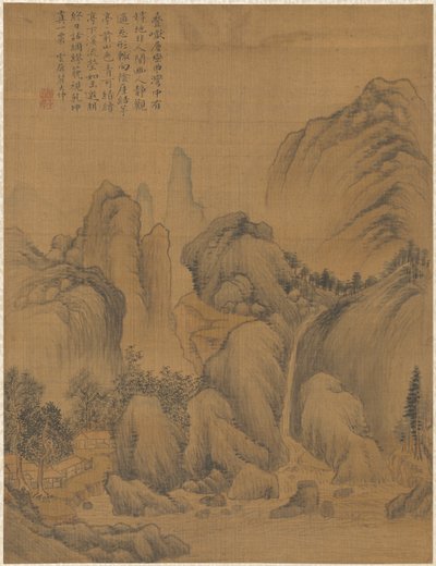 Paesaggio, 1775 da Zhai Dakun