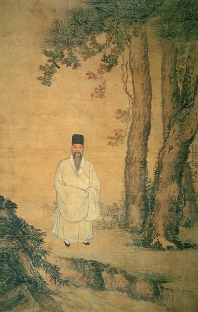 Ritratto di Huan Yu da Zhang Hong