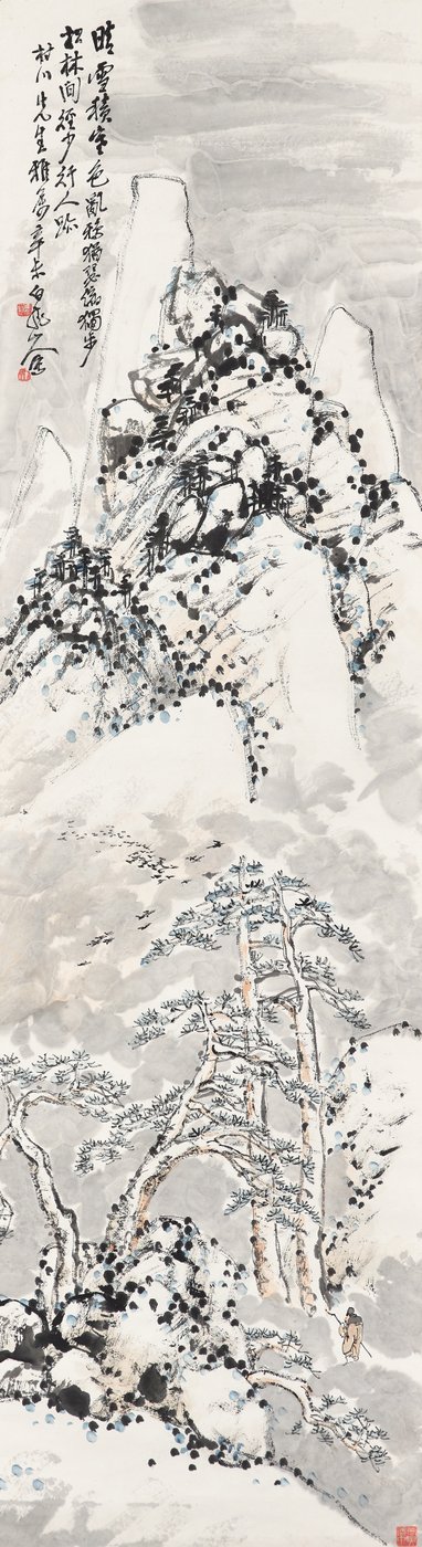 Camminare nella montagna innevata da Zhen Wang