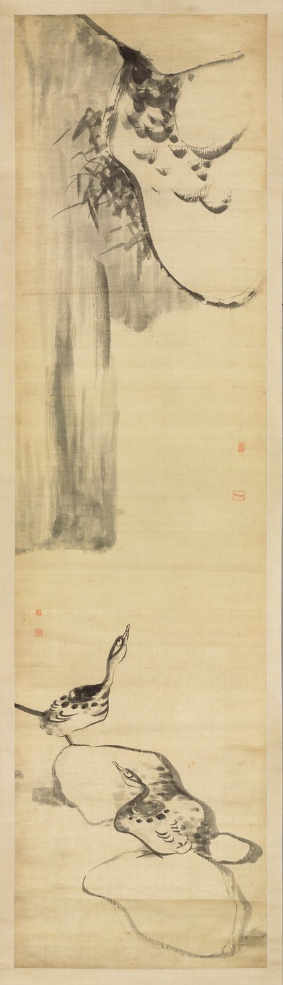 Uccelli e Anatre da Zhu da Bada Shanren
