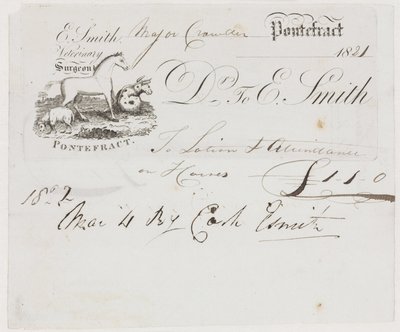 Medicina veterinaria agricola, conto veterinario da Frederick (attr. to) Barnard