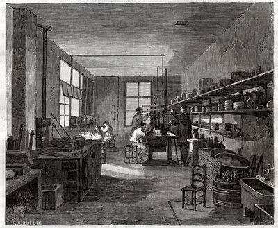 Atelier de galvanoplastie da Frederick (attr. to) Barnard