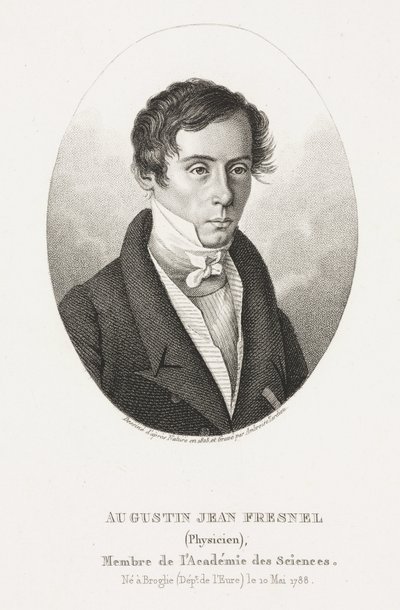 Augustin Jean Fresnel, fisico francese da Frederick (attr. to) Barnard