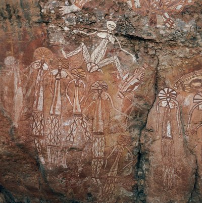 Pitture rupestri aborigene a Nourlangie Rock, Kakadu National Park da Isabel Redie