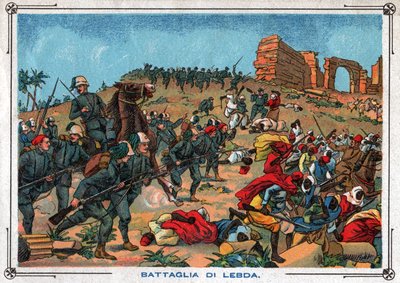 Battaglia di Wadi Lebda da Ferdinand Georg Waldmuller