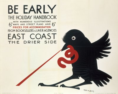 Sii puntuale, poster LNER da Ferdinand Georg Waldmuller