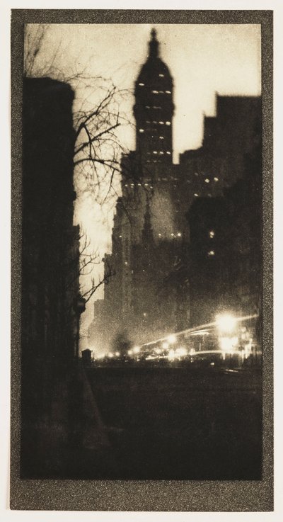 Broadway di notte, c. 1905 da John Pardon