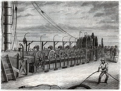 Cavo telegrafico sottomarino da Frederick (attr. to) Barnard