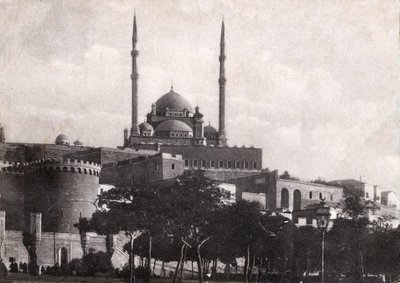 Il Cairo, la cittadella di Saladino (Egitto). circa 1920 da . .