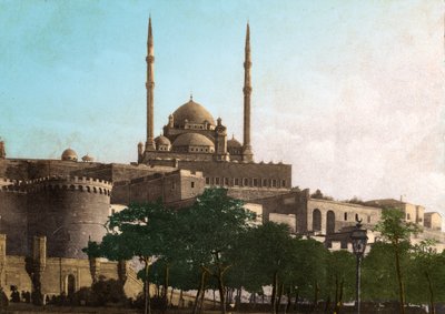 Il Cairo, la cittadella di Saladino (Egitto). circa 1920 da . .