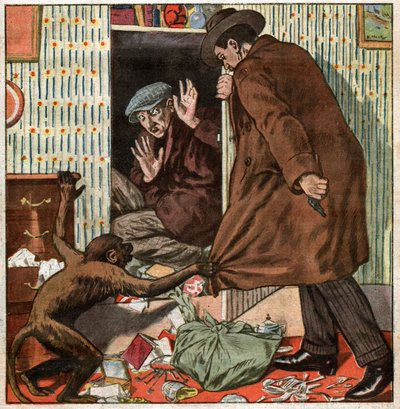 Furto con scasso in Francia da Ferdinand Georg Waldmuller