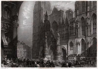 Cattedrale di Rouen da . .