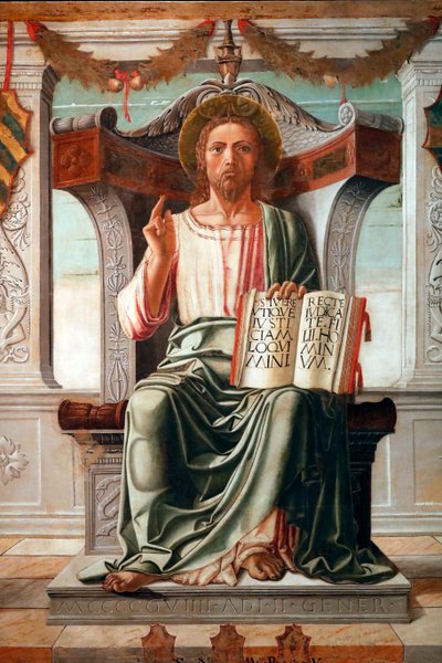 Cristo benedicente, Salvatore del mondo di Maestro del Cattaver da . .