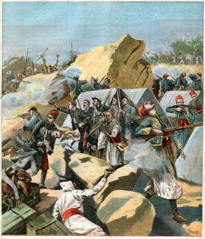 Combattimento in Marocco da John Pardon