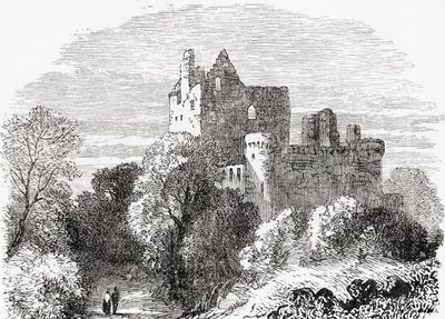Castello di Craigmillar, Edimburgo, Scozia da . .