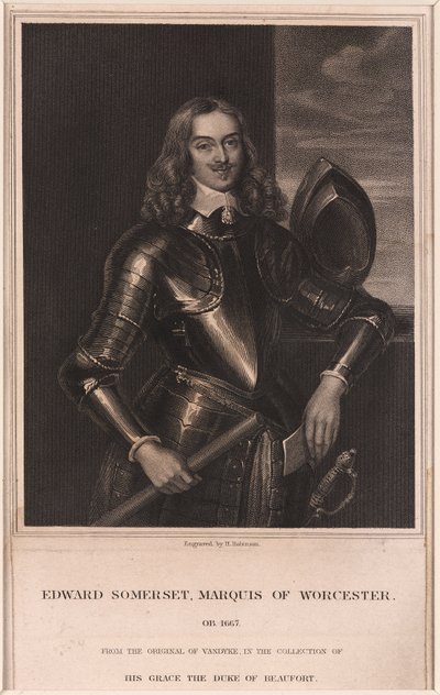 Edward Somerset, Marchese di Worcester, c 1640 da Frederick (attr. to) Barnard