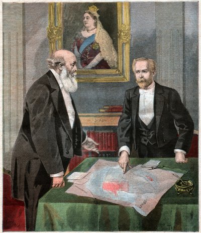 Entente cordiale: Paul Cambon e Robert Gascoyne-Cecil, Lord Salisbury da . .