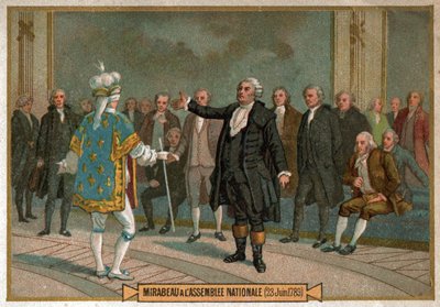 Stati Generali a Versailles da Ferdinand Georg Waldmuller