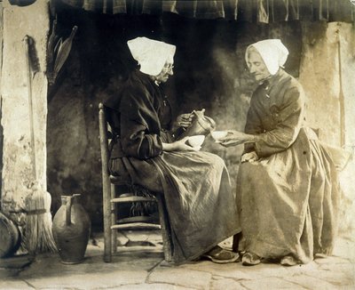 Donne che prendono il tè, circa 1900 da Frederick (attr. to) Barnard