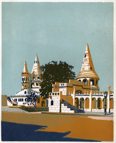 Bastione dei pescatori, Budapest, ca 1930 da . .