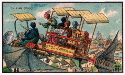 Autobus volante a Parigi da . .