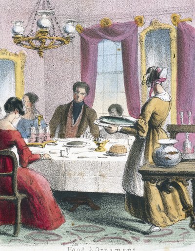 Cibo e ornamento, c. 1845 da Frederick (attr. to) Barnard