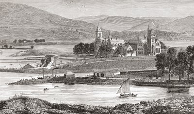 Abbazia di Fort Augustus, alias Abbazia di San Benedetto, Fort Augustus, Inverness-shire, Scozia da . .