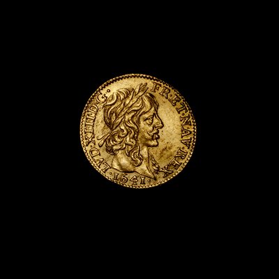 Moneta francese che raffigura Luigi XIII da Hippolyte Lalaise Devéria