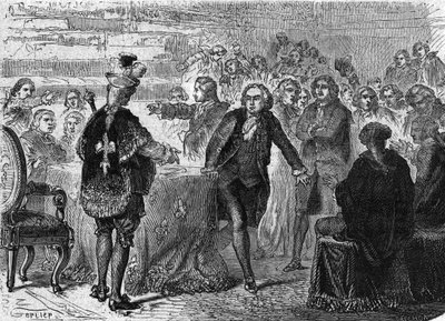 Rivoluzione francese: Mirabeau davanti a Dreux-Brèze, 23 giugno da . .