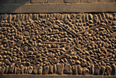 Rana, pavimento a mosaico nel Palazzo d