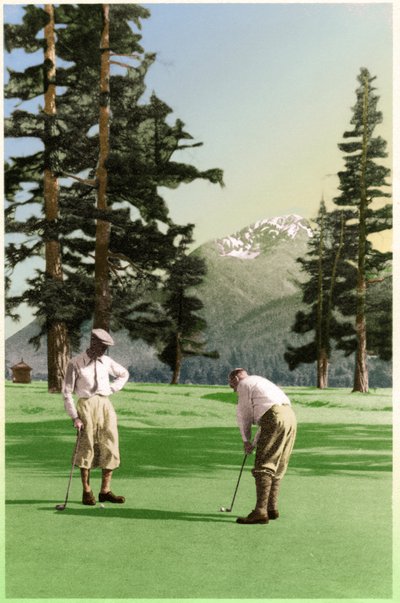 Golf a St. Moritz, ca 1930 da . .