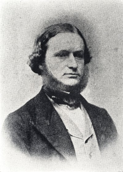 Gustav Kirchhoff, fisico tedesco, c. 1860 da Frederick (attr. to) Barnard