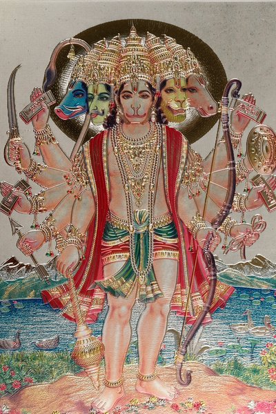 Hanuman, il dio scimmia nella mitologia indù da . .