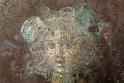Testa di Medusa, (dettaglio) da affresco raffigurante Perseo, dall