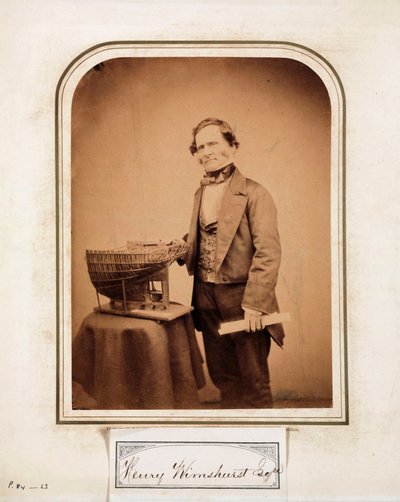 Henry Wimshurst, ingegnere inglese da Ferdinand Georg Waldmuller