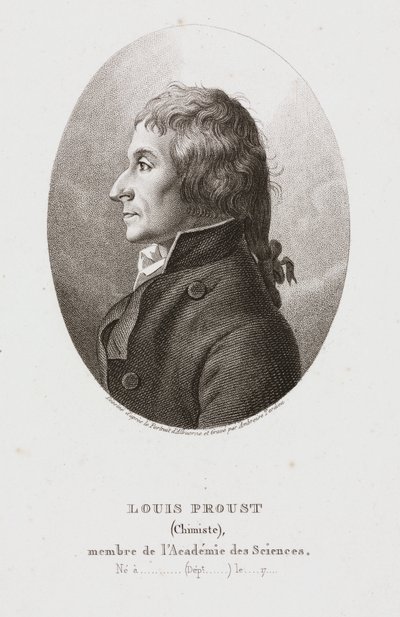 Joseph Louis Proust, chimico francese, c 1795 da Frederick (attr. to) Barnard