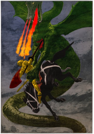 Cavaliere e drago da . .